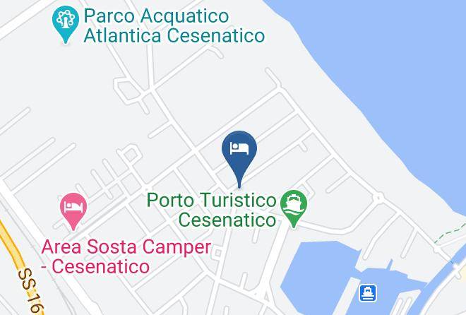 Forli - Hotel Ponente Maps