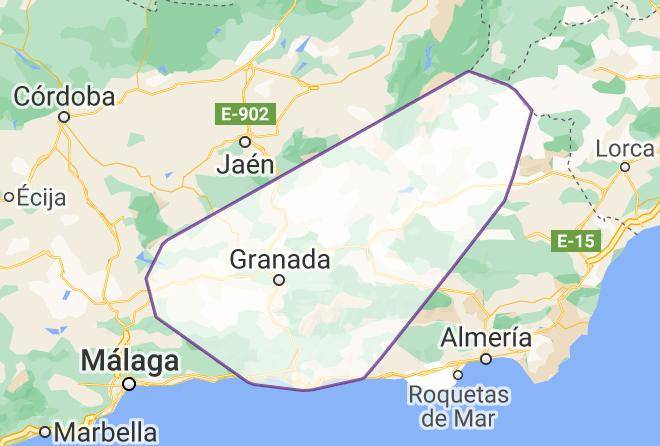 Granada - Hotel Poniente Maps