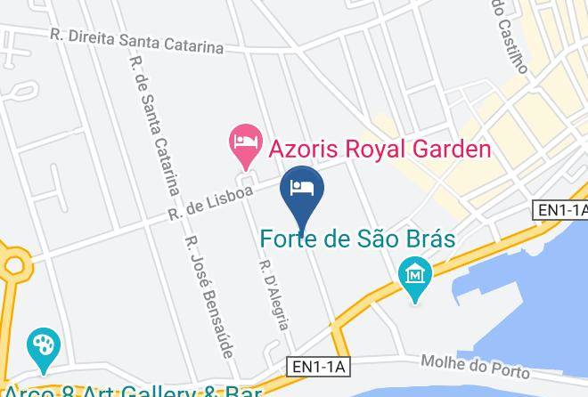 Ponta Delgada - Hotel Ponta Delgada Maps