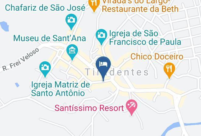 Tiradentes - Hotel Ponta Do Morro Maps