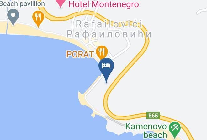 Budva - Hotel Ponta Nova Maps