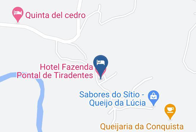 Tiradentes - Hotel Fazenda Pontal De Tiradentes Maps