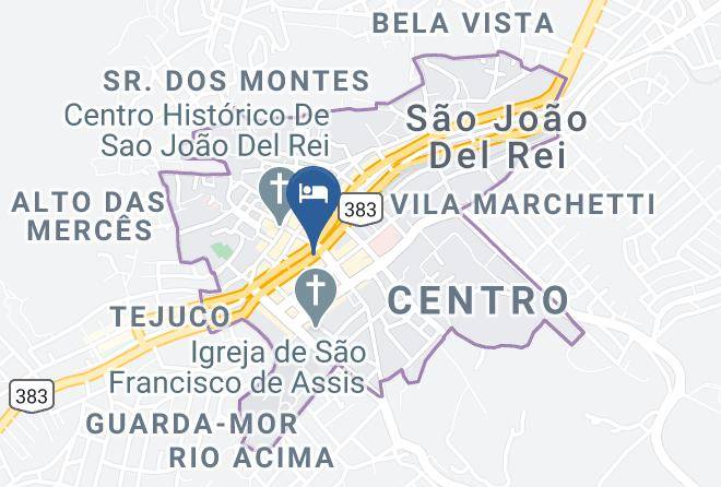 Sao Joao Del Rei - Hotel Ponte Real Maps