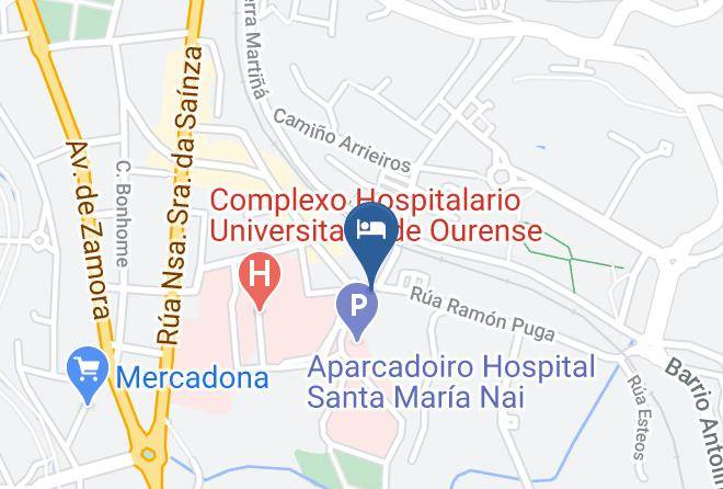 Ourense - Hotel Ponte Romana Maps