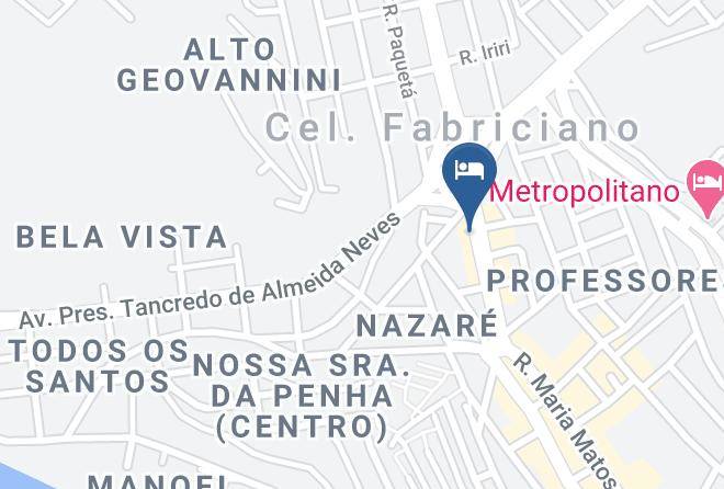 Coronel Fabriciano - Hotel Ponto Chic Em Coronl Fabriciano Maps
