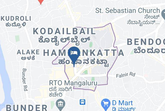 Mangalore - Hotel Poonja International Maps