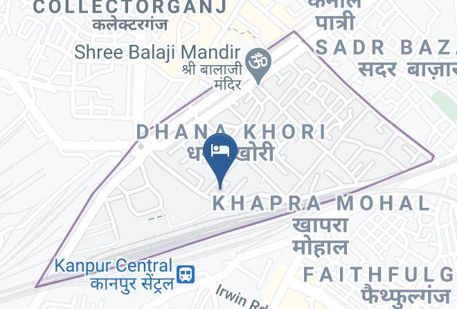 Kanpur - Hotel Poorva Maps