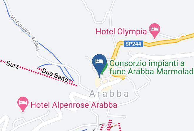 Belluno - Hotel Pordoi Maps