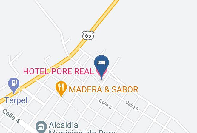 Pore - Hotel Pore Real Maps