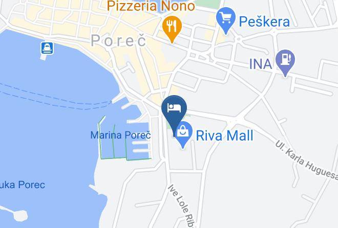 Porec - Hotel Porec Maps