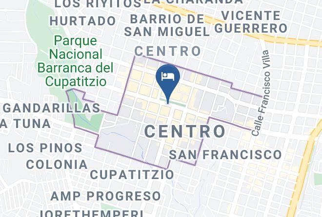 Uruapan - Hotel Porhe Maps