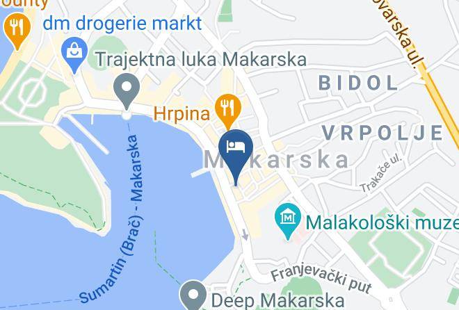 Makarska - Hotel Porin Maps