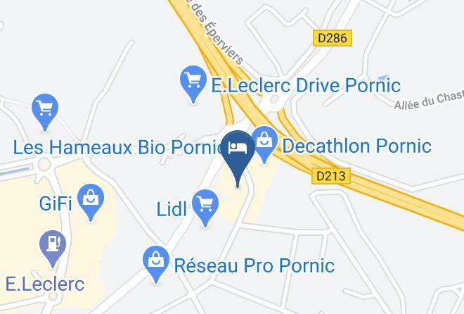Loire Atlantique - Hotel Pornic Maps