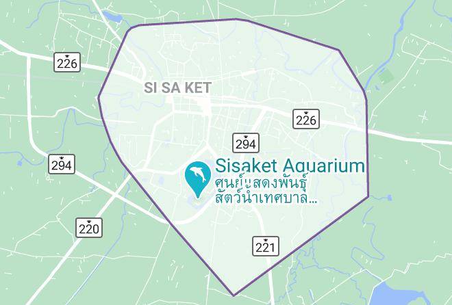 Amphoe Mueang Si Sa Ket - Hotel Pornsiri Maps