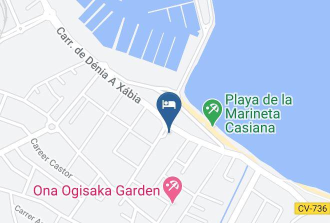 Alicante - Hotel Port Denia Maps