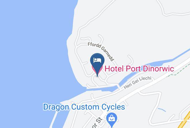 Gwynedd - Hotel Port Dinorwic Maps