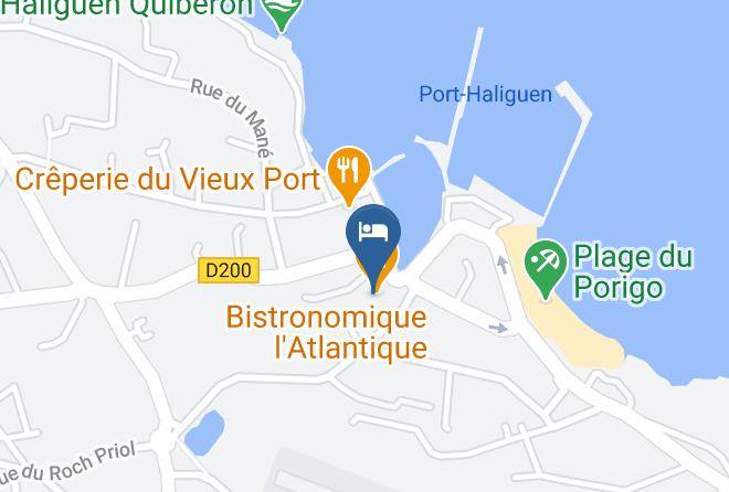 Morbihan - Hotel Port Haliguen Quiberon Maps