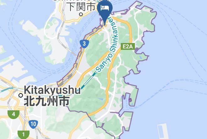 Kitakyushu City Moji Ward - Hotel Port Moji Maps