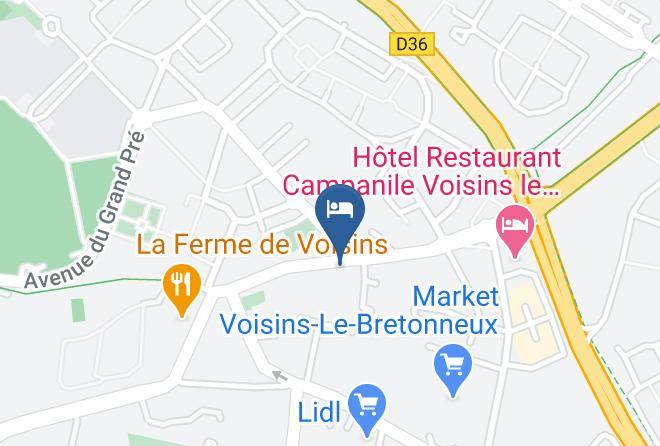 Yvelines - Hotel Port Royal Maps