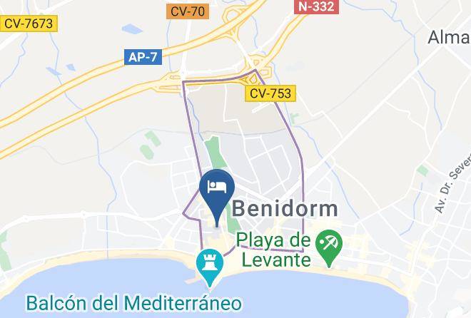Alicante - Hotel Port Vista Oro Maps