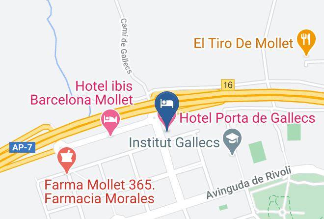Barcelona - Hotel Porta De Gallecs Maps