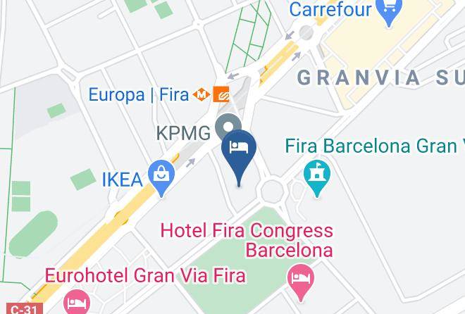 Barcelona - Hotel Porta Fira Maps