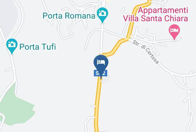 Siena - Hotel Porta Romana Maps