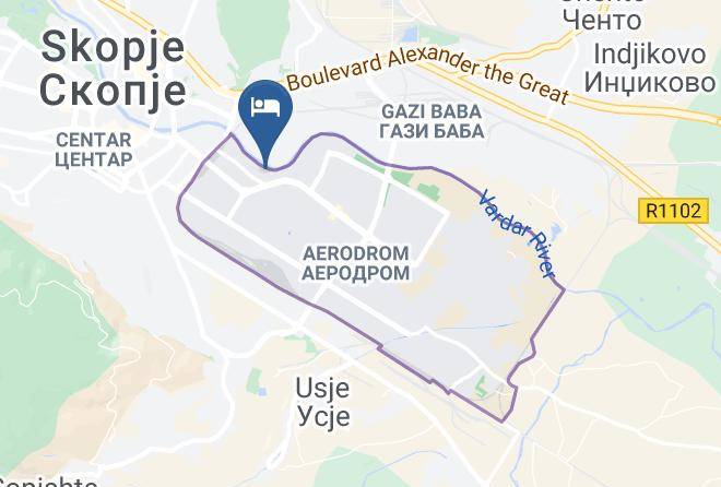 Skopje - Hotel Porta Maps