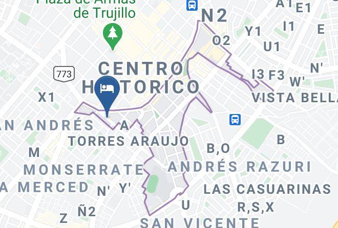 Trujillo - Hotel Portada Del Sol Maps