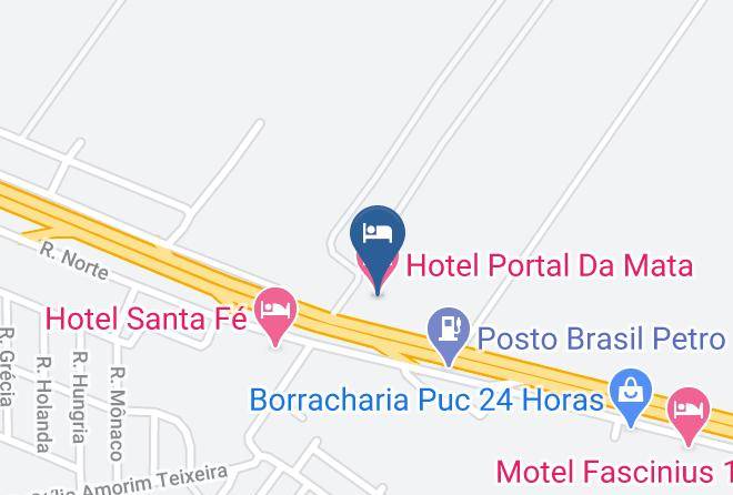Santa Fe Do Sul - Hotel Portal Da Mata Maps