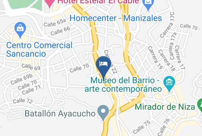 Manizales - Hotel Portal De Milan Maps