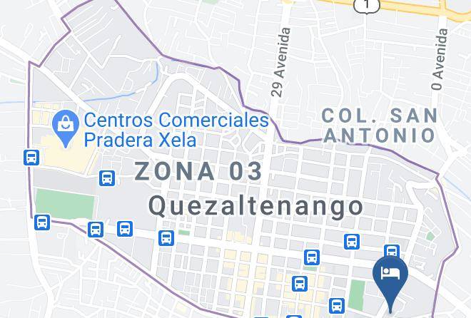 Quetzaltenango - Hotel Portal De Occidente Maps
