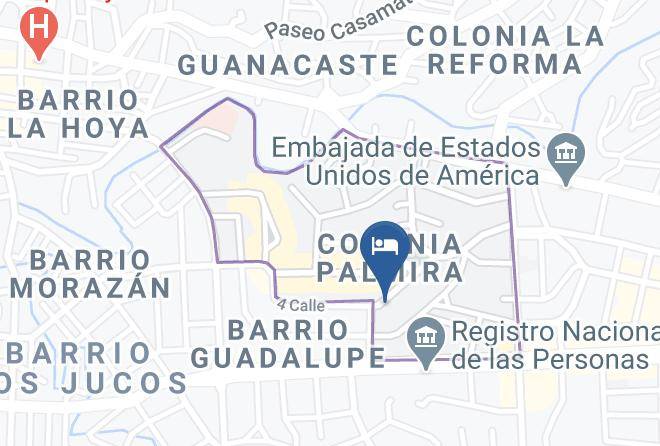 Distrito Central - Hotel Portal Del Angel Maps