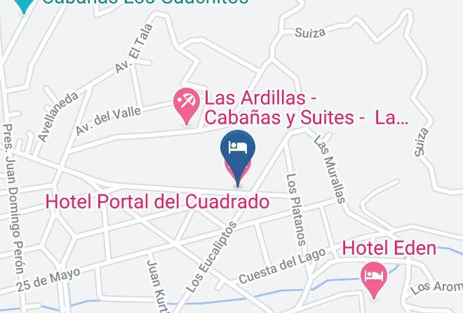 Punilla Department - Hotel Portal Del Cuadrado Maps