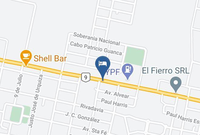 Marcos Juarez Department - Hotel Portal Del Este Maps