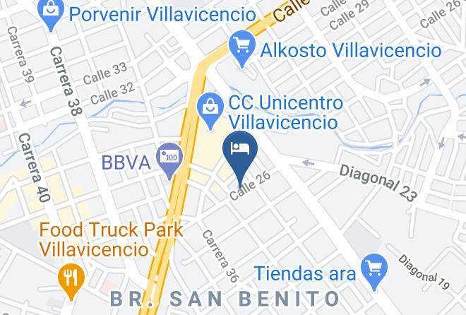 Villavicencio - Hotel Portal Del Llano Ny Maps