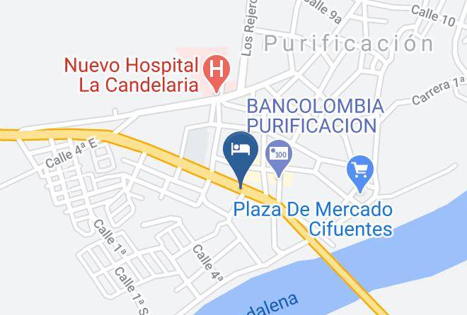 Purificacion - Hotel Portal Del Magdalena Maps