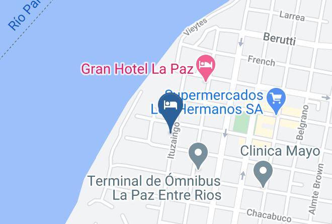 La Paz - Hotel Portal Del Rio Maps