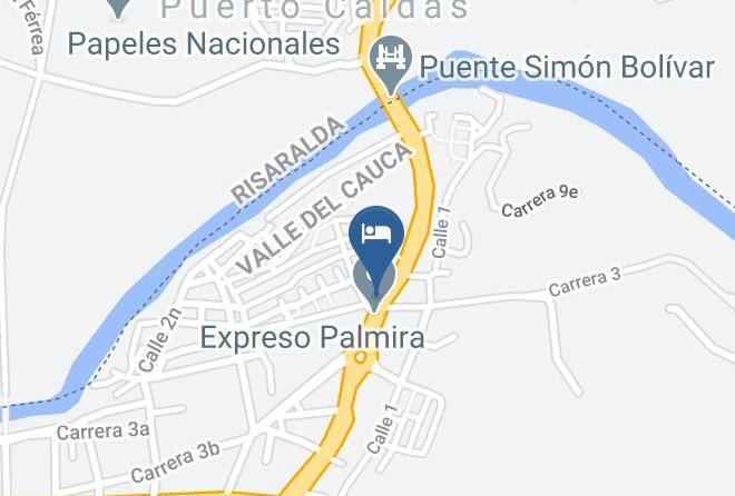 Cartago - Hotel Portal Del Valle Maps