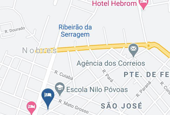 Hotel Portal Nobres Map