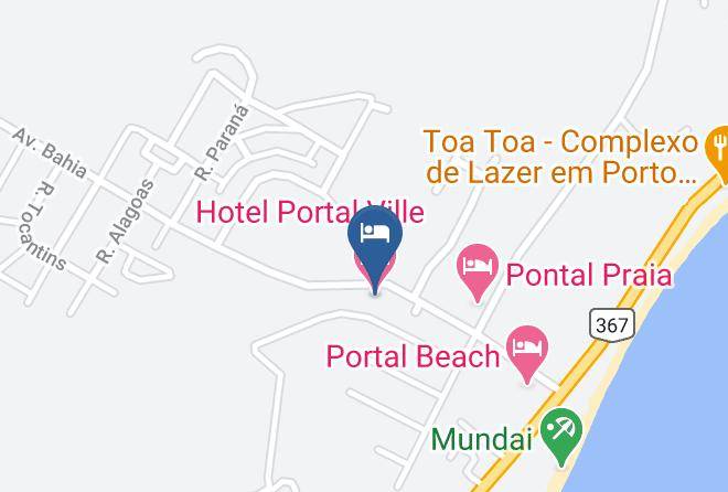 Porto Seguro - Hotel Portal Ville Maps