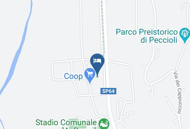 Pisa - Hotel Portavaldera Maps