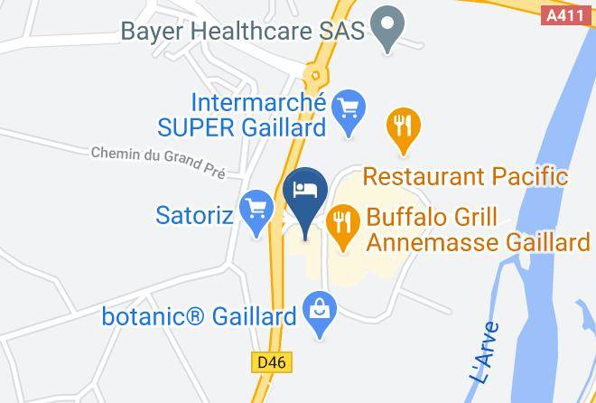 Haute Savoie - Hotel Porte De Geneve Annemasse Geneve Maps