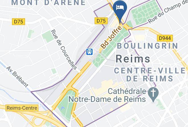 Marne - Hotel Porte Mars Maps