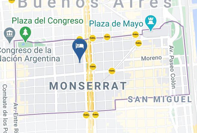 Autonomous City Of Buenos Aires - Hotel Porteno Maps