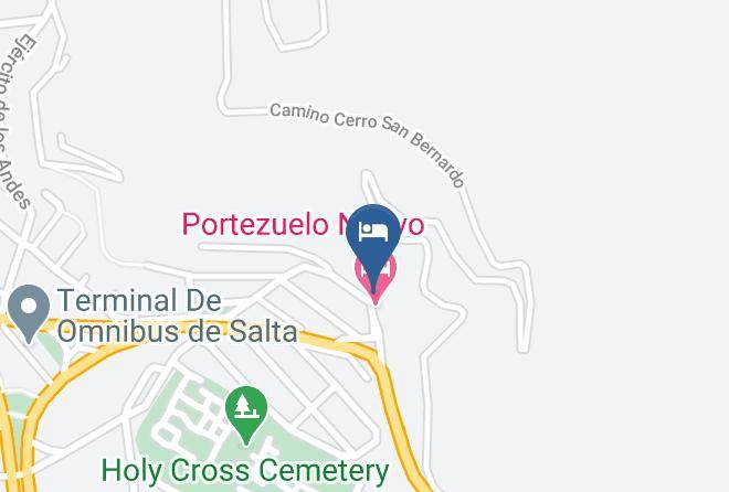 Salta - Hotel Portezuelo Maps