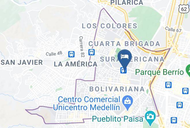 Medellin - Hotel Portico 70 Maps