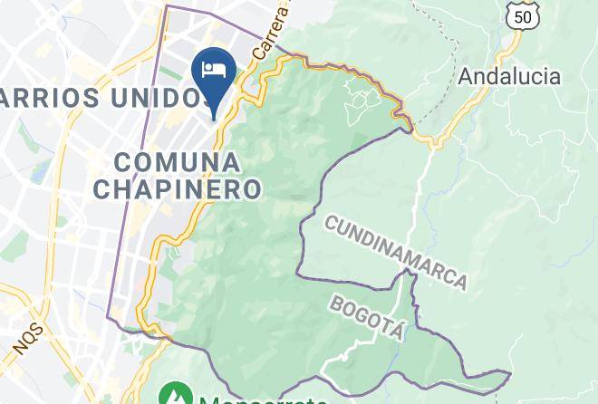 Bogota - Hotel Porton Bogota Maps
