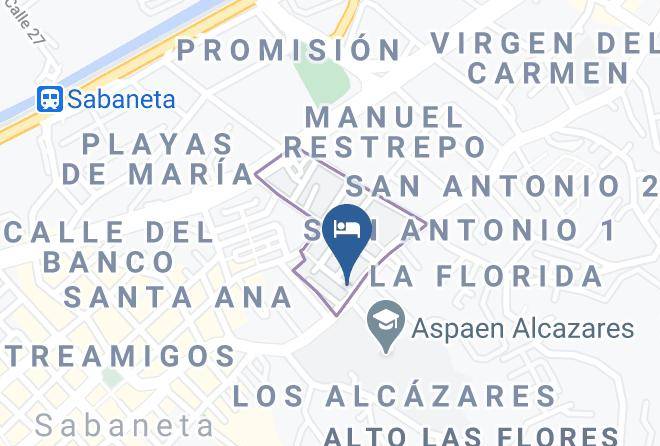 Sabaneta - Hotel Porton Sabaneta Maps