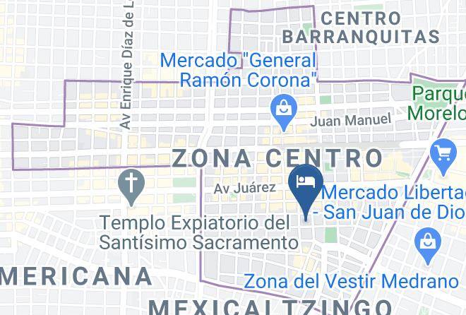 Guadalajara - Hotel Porto Alegre Maps